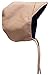N'Ice Caps Baby Boy Reversible and Solid Cotton Twill Helmet Bonnet (Infant Large (12 Months), tan/Navy Reversible)