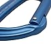 Fusion Climb Contigua Modified Straight Gate Modified D Shape Carabiner Blue