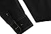 Coofandy Men's Button Down Dress Shirts Casual Slim Fit Shirts, Medium, Black