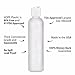 MoYo Natural Labs 2 oz Travel Bottles, TSA Approved Empty Travel Containers with Disc Caps, BPA Free HDPE Plastic Squeezable Toiletry/Cosmetic Bottle (Pack of 4, HDPE Translucent White)