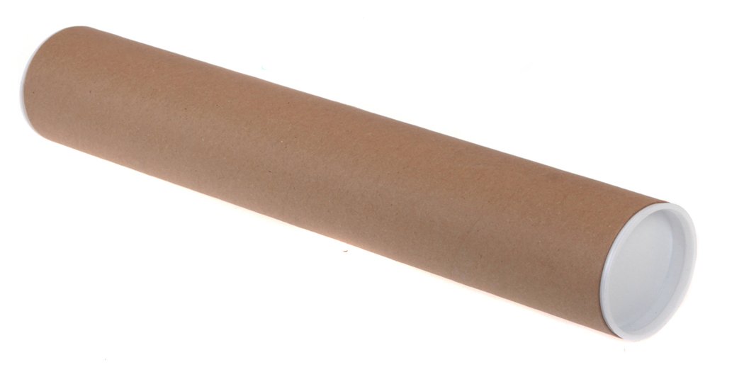 Cardboard Postal Tubes B2 Large Diameter 559mm L x 76mm. 10 Strong