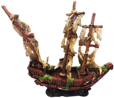 MYSTERY PIRATE SHIP AQUARIUM ORNAMENT