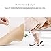 HaloVa Women's Silk Stockings, Ultra-Thin Cotton Sole Short Ankle Socks, 10 Pairs, 5 Black, 5 Skin Color