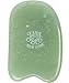 Therapy Grade Jade Gua Sha Facial Tool | Scraping Massage Tool | Green Guasha Massage Tool | 8mm Thick Gua Sha Tool | Gua Sha Scraping Tool