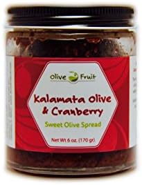 Olive Fruit - The Perfect Sweet Olive Spread For Breakfast, Lunch &amp; Dinner (Kalamata Olive &amp; Cranberry)