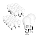 Tenergy LED Light Bulb, 9 Watts (60W Equivalent) A19 E26 Medium Standard Base, 5000K Daylight White Energy Saving Light Bulbs for Office/Home, 32-Pack, Non-Dimmable