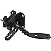 National Hardware N101-121 Automatic Gate Latch, Includes 4-Inch Bar, Coated with WeatherGuard Protection, Black