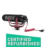 Rode VideoMic GO Lightweight On-Camera Microphone with Integrated Rycote Shockmount (Renewed)