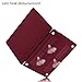 iCasso Compatible with MacBook Pro 15 Inch Case 2019-2016 Release Model A1990/A1707 Bundle 5 in 1, Hard Plastic Case,Sleeve,Screen Protector,Keyboard Cover&Dust Plug for Mac Pro 15 - Wine Red