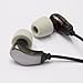 Veritas Memory Foam Earphone Tips Foam Tips (Fits 4mm-5.5mm Diameter Nozzle, Black, 4 Pairs, Medium)