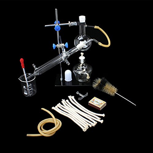 100ml Alcohol Distiller Chemistry Lab Glassware Kit Glass Distilling Distillation Apparatus Experimental Teaching Equipment