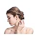 14MM Hoop Earrings Surgical Stainless Steel Rhodium Plated Earrings For Men Women Huggie Hypoallergenic Hoop Earrings (Rose Gold)