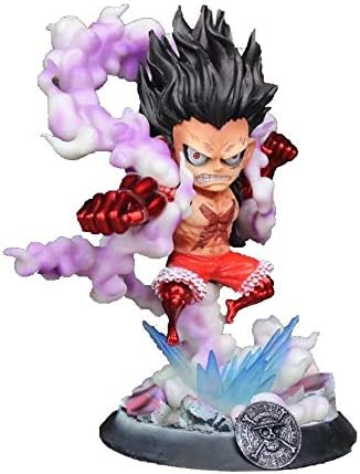 PAPRING Luffy Statue 8 inch Hot PVC Action Figure Monkey D. Roronoa Zoro Anime Big Figures Toy Large Model Doll Christmas Halloween Birthday Gift New Decoration Collection Collectible for Kids Adults