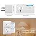 Smart Plug, Tonbux Upgrade Wifi Switch Outlet Mini with Energy Monitoring, Compatible with Alexa Dot & Google Home, No Hub Required, App Control Your Devices Anywhere Anytime (2 Packs)