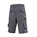 ARSUXEO Men's Loose Fit Soft Cycling Shorts MTB Mountain Bike Shorts Light Weight No Pad 1705 Gray Size Large