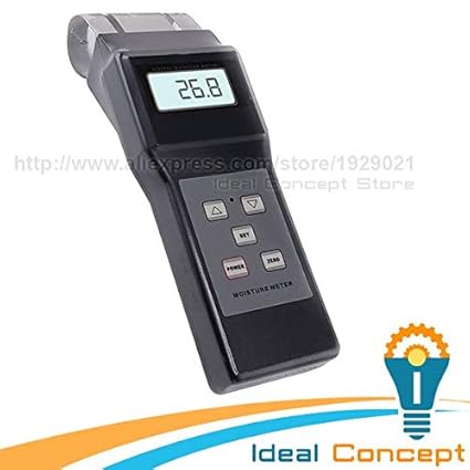 Shopystore Digital Inductive Wood Moisture Meter Furniture Crafts Flooring Tobac
