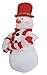 SEASONBLOW 4 Foot Inflatables Christmas Snowman with Hat, Hold Candy Stick Decorations Indoor Outdoor for Party Home Yard Lawn