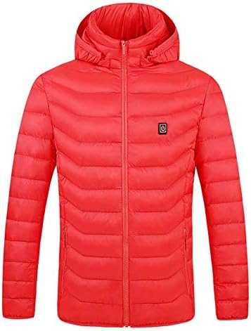 wqeew Electric Heating Vest,USB Heated Three Stall Temperature Control,Waterproof Wind Resistant Built-in Portable Storge Pocket for Outdoor Men Women