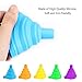 Aibecy 3D Printer Accessories Parts Collapsible Funnel Silicone Foldable Funnels Stainless Steel Resin Filter for Pouring Resin Back Into Bottle for ANYCUBIC Photon Sparkmaker Kelant Orbeat D100