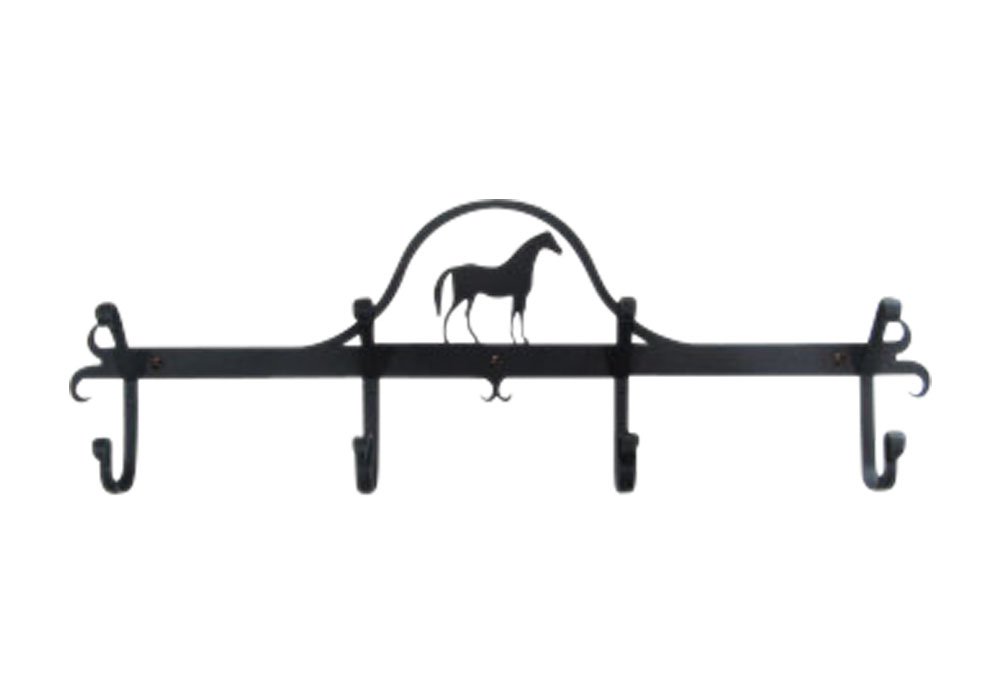 Best Wrought Iron Black Powder Coated Deer Coat Rack