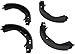 Beck/Arnley 081-2644 New Brake Shoes