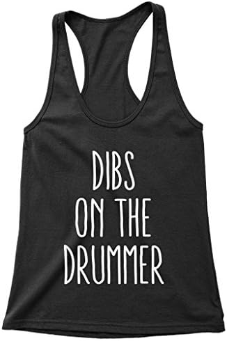 Women's Racerback Tank Top - Dibs On The Drummer