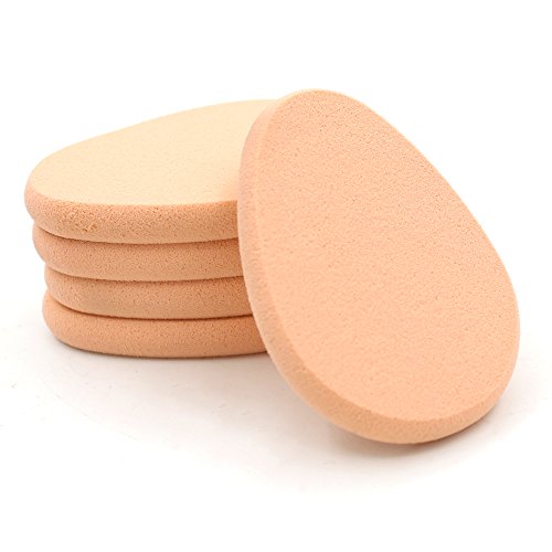Polytree 5pcs Egg Oval Smooth Makeup Sponge Blender Powder Puff Flawless Foundation