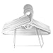Evelots Wall Mounted Clothes Hanger Organizer, Closet and Laundry Storage Organization