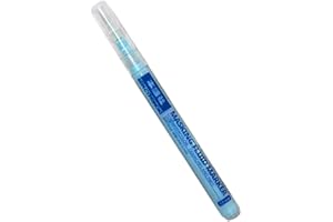 MEELYHOME Masking Fluid Marker Pen - 0.7mm/0.3mm White/Blue Adhesives Art Supplies