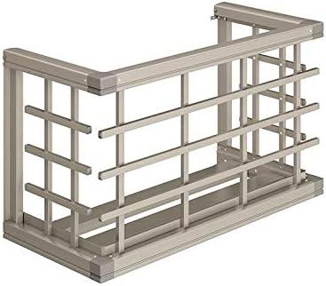 Amazon エアコン室外機置場 1台用 W 1 034mm H 590mm 製品色 シャイングレー K 格子種類 横格子 Lixil リクシル Tostem トステム 手すり