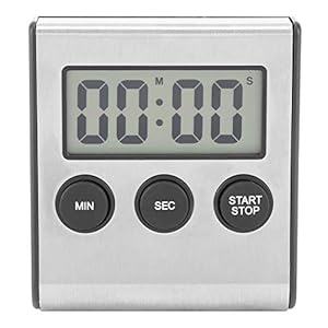 Digitale timer, extra digitale kookwekker Gebruiksvriendelijke knoppen gemaakt van absandelektronische componenten Bbq…