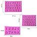 14 Pack Fondant Decorating Tools Set Simuer 3pcs Mini Number and Letter Shape Silicone Mold Cake Decoration 3D Soap Chocolate Moulds