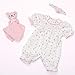 Paradise Galleries Lifelike & Realistic Newborn Reborn Baby Doll, Bundle of Joy, 18-inch Weighted Baby in GentleTouch Vinyl, 5-Piece Set