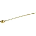 Extra Long Golden Brass Spoon for Incense – 6.88 Inches Handmade Decorative Tool for Burning Incense and Herbs – Premium Quality Incense Serving Spoon