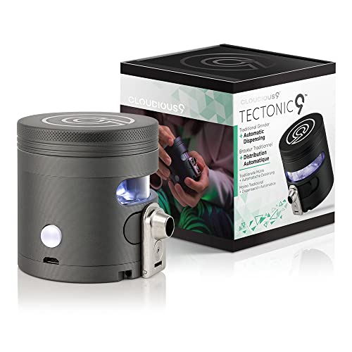 Tectonic9 Herb Grinder Automatic Electric Herbal Spice Dispenser Large