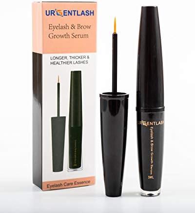 Eyelash Growth Serum Natural Eyebrows Booster | 2-in-1 for 50% More Growth in 2 Weeks | Longer Lash Fuller & Thicker Lashes & Brow Enhancer| Non-Irritating Eyelashes Treatment for Fast Results (3 ML)
