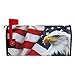 KUWT Magnetic Mailbox Cover American Flag Eagle Home Garden Yard Outdoor Deco