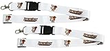 Bowling Green Falcons Cloth Lanyard Key Chain 2-Pack