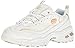 Skechers Sport Women's D'Lites Memory Foam Lace-up Sneaker,White/Gold,7 M US