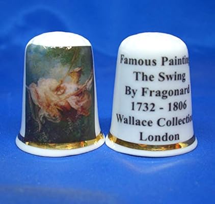 Dedal de Porcelana China, The Swing by Faberge, Incluye Caja de Domo: Amazon.es: Hogar