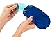 Sleeping Silk Eye Mask By Simple Health, Sleep & Insomnia Blindfold Contoured for Men, Women, Girls, Kids and for Travel, Puffy Eyes & Dark Circles, Free Ear Plugs & Carry Pouch (1 Pack (Blue))