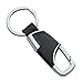 JessicaAlba® Leather Valet Key Chain with Detachable Key Rings