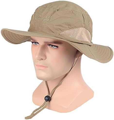 Mazo Quick-Dry Wide Brim Beach Cap Summer Camping Hiking Hunting Fishing Cap