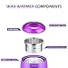Yeelen Hair Removal Hot Wax Warmer Stylish Electric Hair Removal 160°F - 240°F Control 14oz Hard Wax Beans Heater Portable Electric Beans Melting Pot