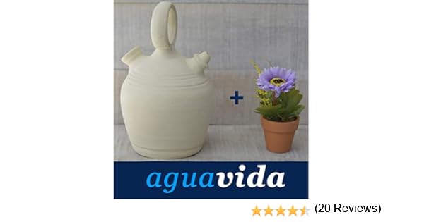 Set planta y botijo Dispensador de agua H2O, 5 lts Aprox. Sistema ...