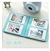 Clover Candy Color Fuji Instax Mini Book Album For instax mini7s 8 25 50s Film---Sky Blue