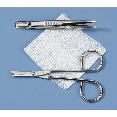 Suture Removal Kit w/ Littauer Scissors, Sterlie by Busse