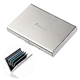 FOXNOVO Credit Card Holder Ultra Thin Card Protector RFID Wallet 6 Slots