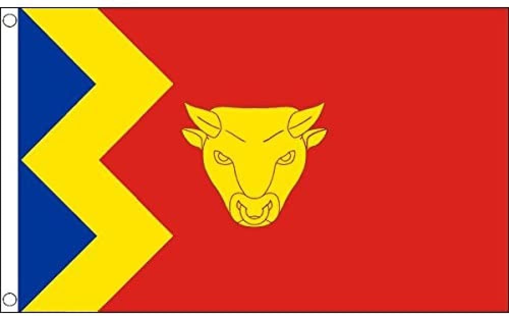 AZ FLAG - Birmingham City Flag - 3x5 Ft - 100D Polyester Birmingham Banner with Two Metal Grommets - Fade Resistant - Vivid Colors - 3' x 5' Feet - 150x90 Cm