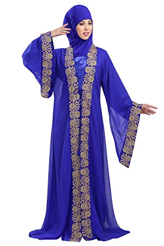 New Bridal Dubai Khaleeji Thobe Kaftan Dress For Women